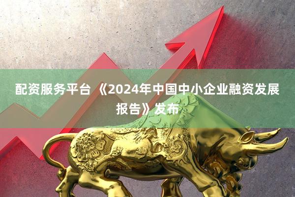 配资服务平台 《2024年中国中小企业融资发展报告》发布